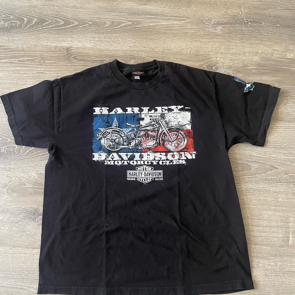 Harley-Davidson Black Graphic T-Shirt for Men